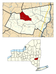 Greene County NY Windham town highlighted